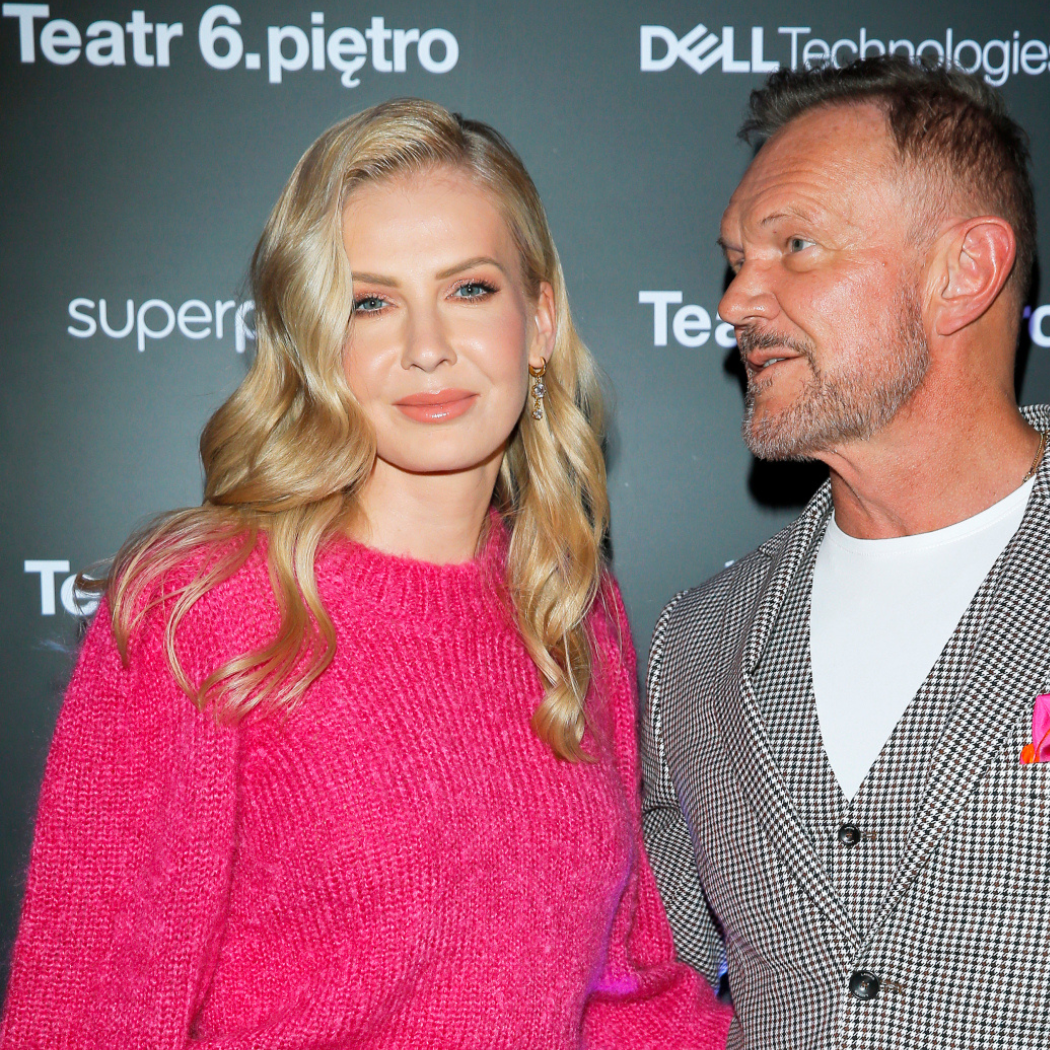 Edyta Pazura w najmodniejszym swetrze na jesień 2022. Podobny kupisz w sieciówce